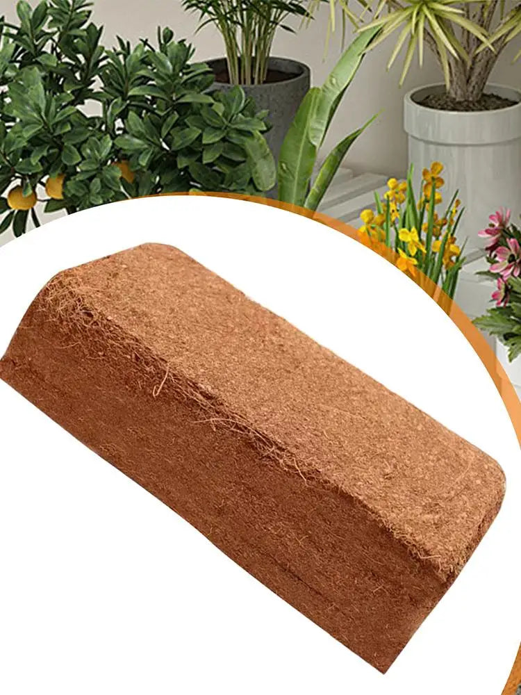 Organic Compressed Coco Coir Brick Coconut Peat Plant Grow Nutritious Soil Coconut Coir Compound Fertilizer Coconut Fiber Husk