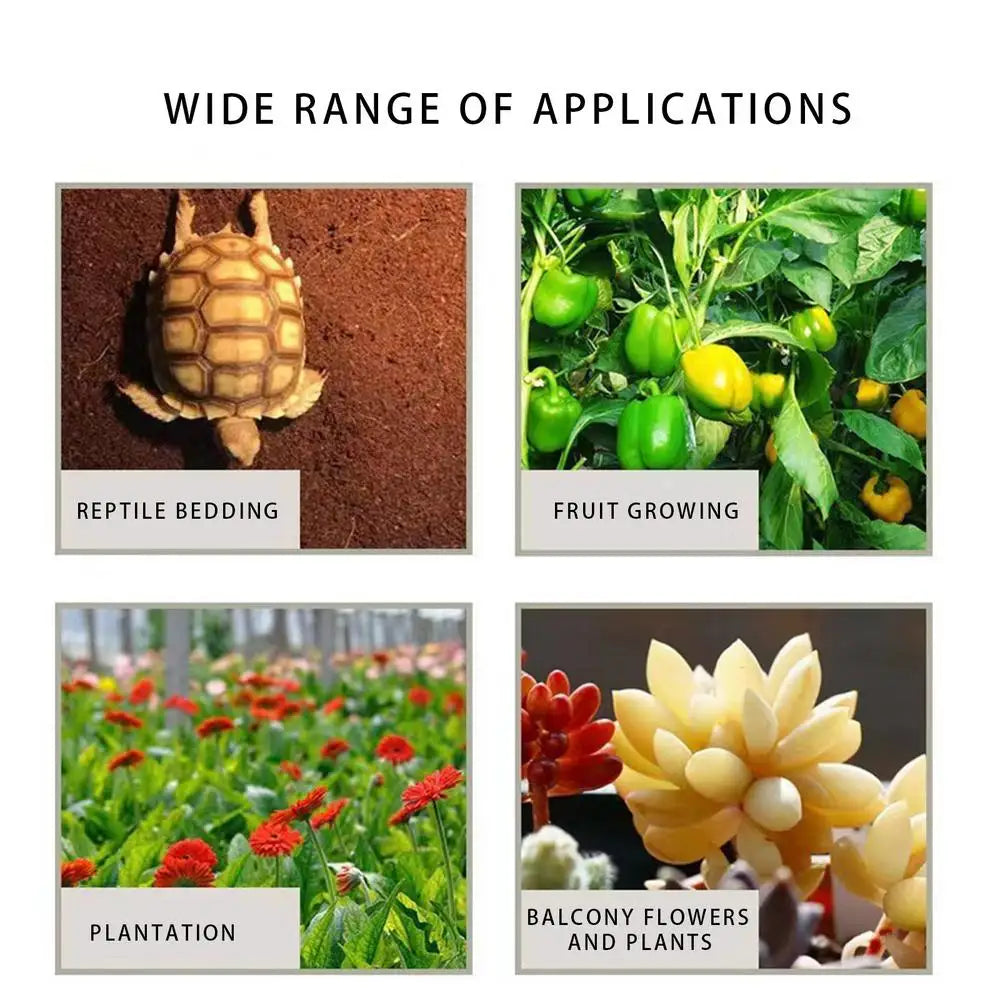 Organic Compressed Coco Coir Brick Coconut Peat Plant Grow Nutritious Soil Coconut Coir Compound Fertilizer Coconut Fiber Husk