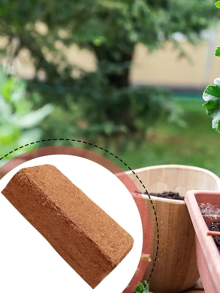 Organic Compressed Coco Coir Brick Coconut Peat Plant Grow Nutritious Soil Coconut Coir Compound Fertilizer Coconut Fiber Husk
