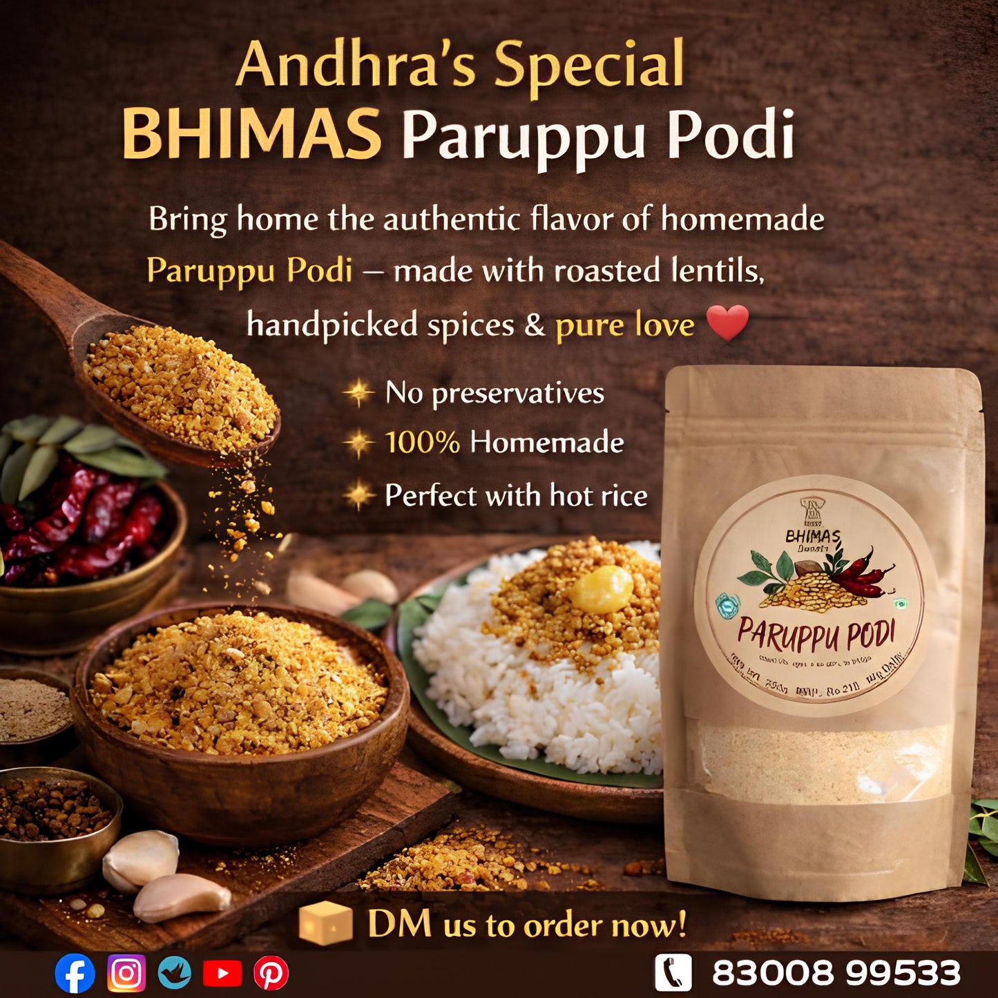 Bhimas Paruppu Podi